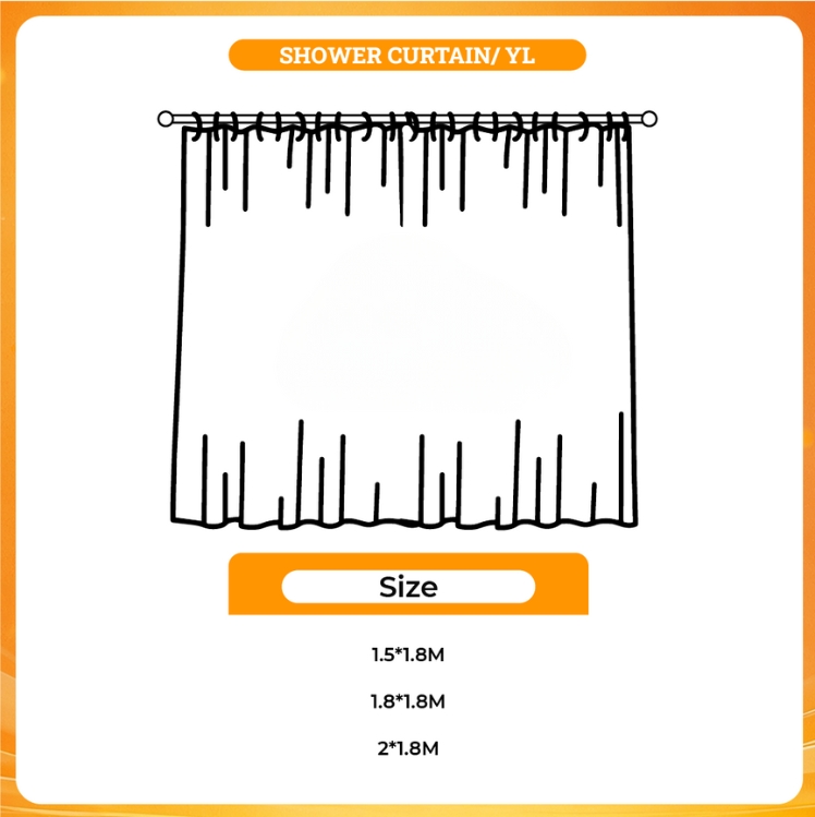 3D shower curtain - Supernatural Store