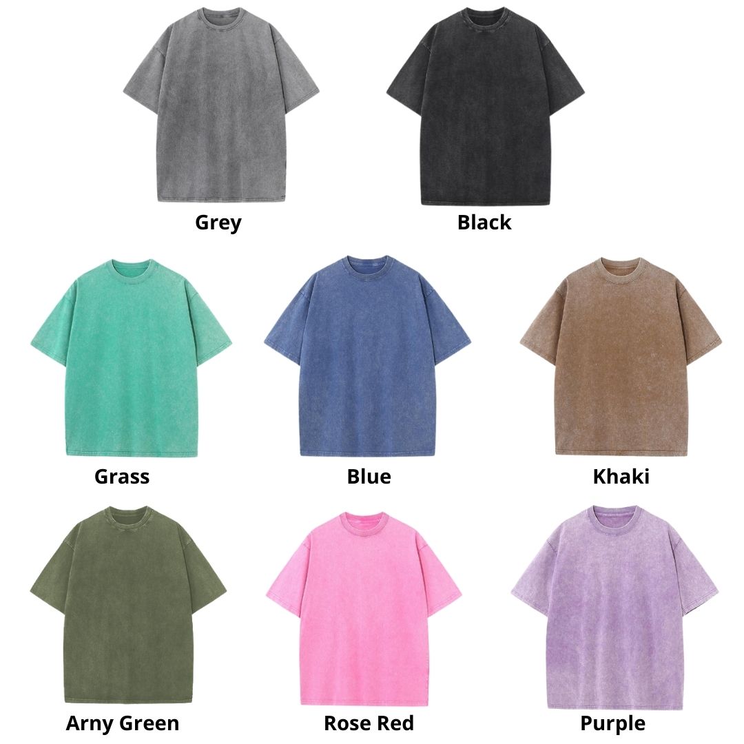 Mineral Wash T Shirt Color - Supernatural Store