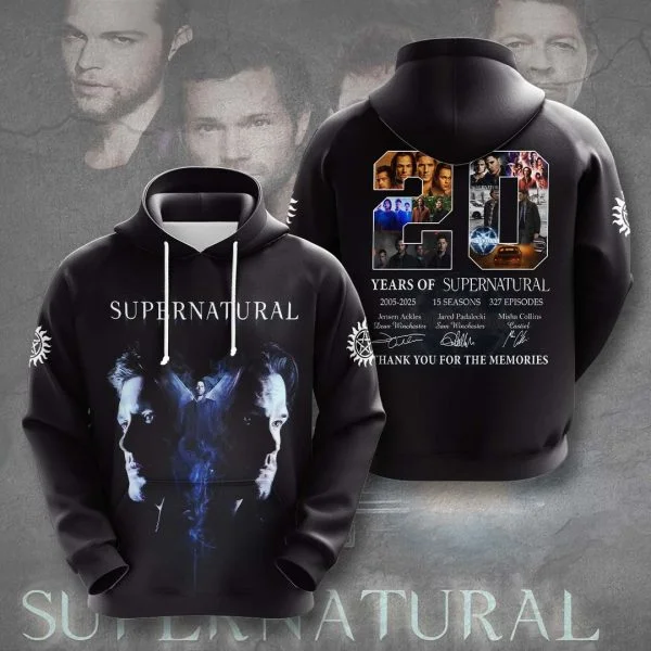Supernatural Fallen Angel 3D Hoodie