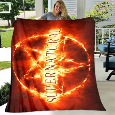 Supernatural Burning Evil  Blanket
