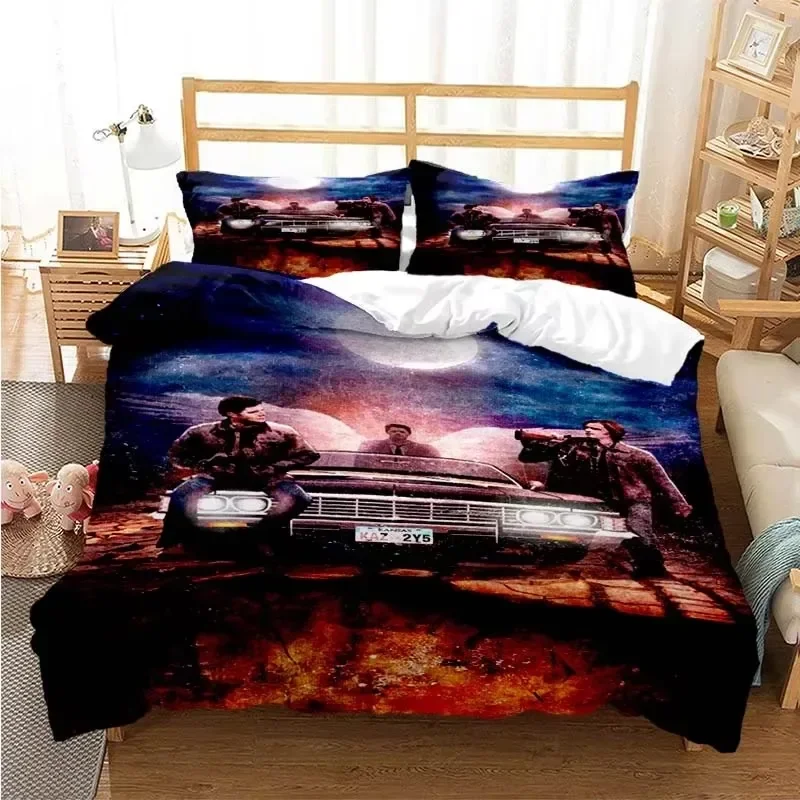 Supernatural Midnight Hunters Bedding Set
