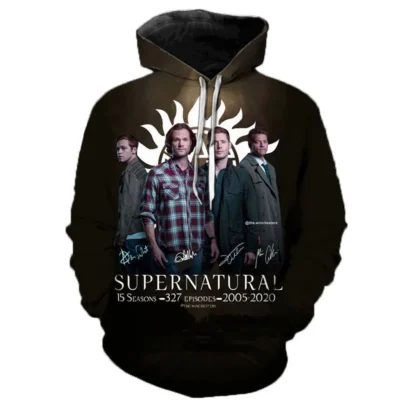Supernatural Nightfall Aesthetic 3D Hoodie