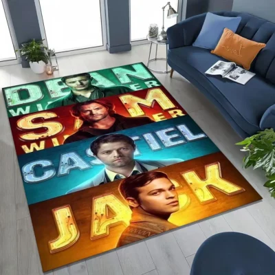 Supernatural Demon Hunter Crest Rug