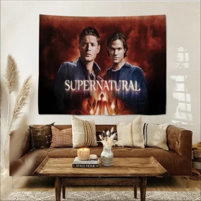 Supernatural Angel Wings Tapestry