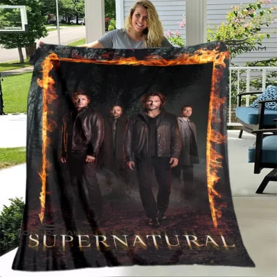 Supernatural Fire Hell Blanket