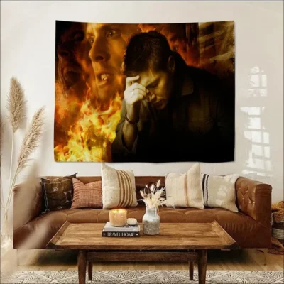 Supernatural Impala Night Drive Tapestry