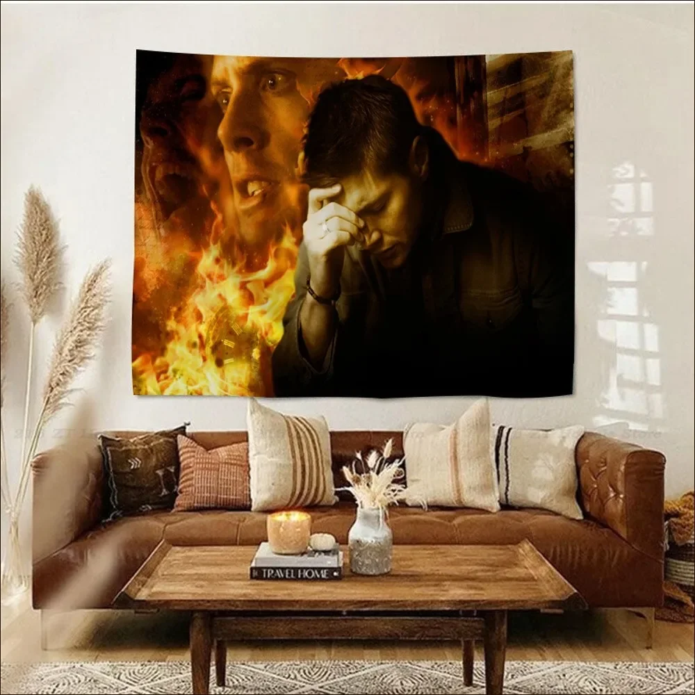 Supernatural Impala Night Drive Tapestry