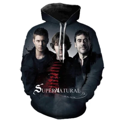 Supernatural Cosmic Darkness 3D Hoodie