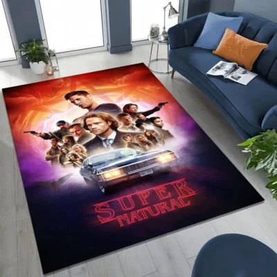 Supernatural Nightfall Aesthetic Rug