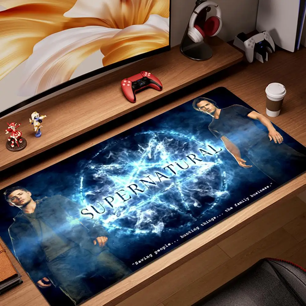 Supernatural Angel Wings Large Mouse Pad