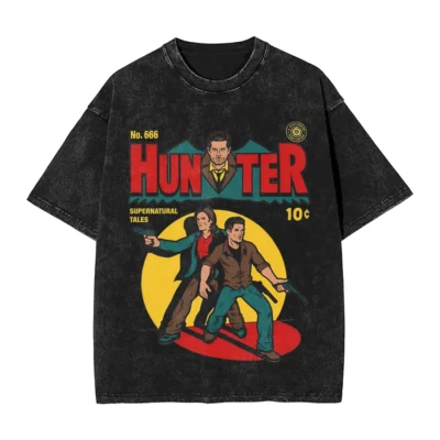 Supernatural Phantom Shadows Mineral Wash T-Shirt
