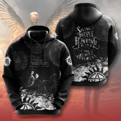 Supernatural Hellfire Mark 3D Hoodie