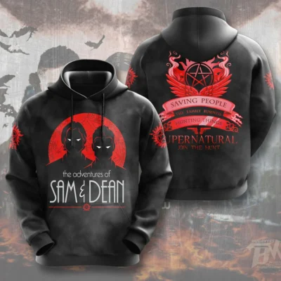 Supernatural Shadow Realm 3D Hoodie