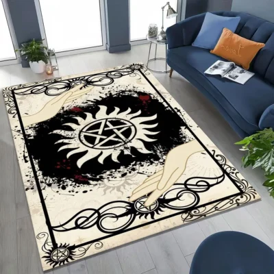 Supernatural Eldritch Symbols Rug