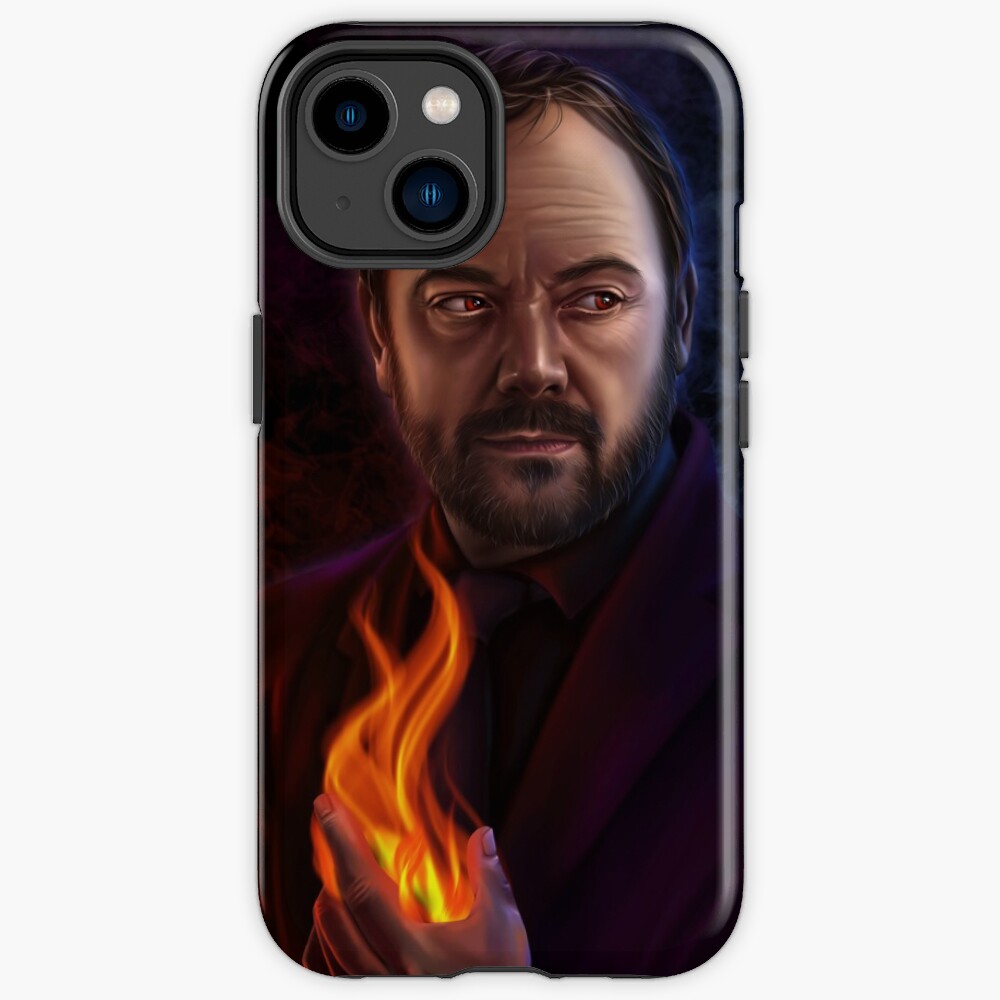 Mark Sheppard As Crowley Supernatural Iphone Case