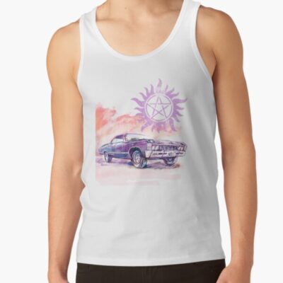 Bright 67 Impala Classic Car Supernatural Tank Top