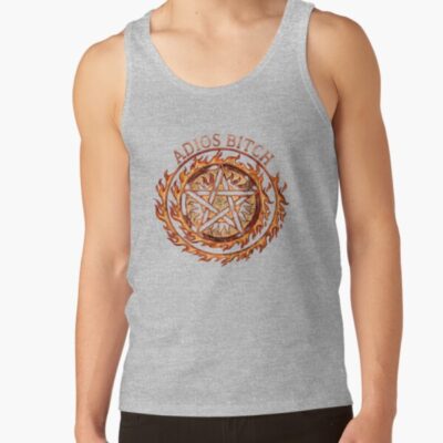 Adios Bitch Anti Possession Symbol Tank Top