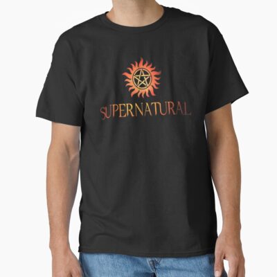 Supernatural Logo In Red T-shirt