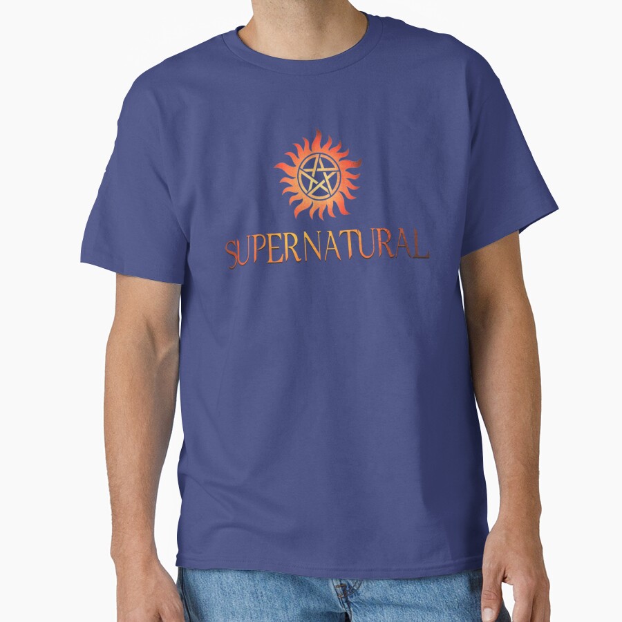 Supernatural Logo In Red T-shirt - Image 4