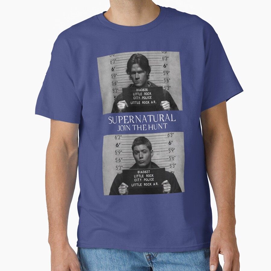 Supernatural Mugshot S T-shirt - Image 4