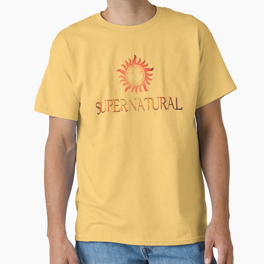 Supernatural Logo In Red T-shirt - Image 6