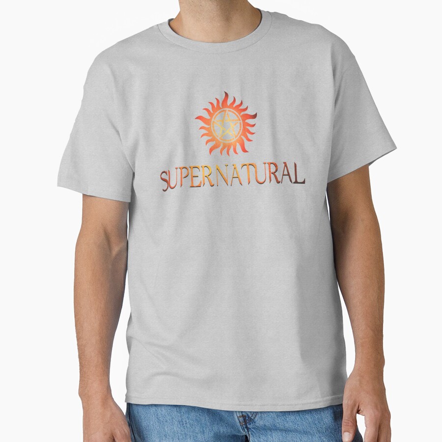 Supernatural Logo In Red T-shirt - Image 3
