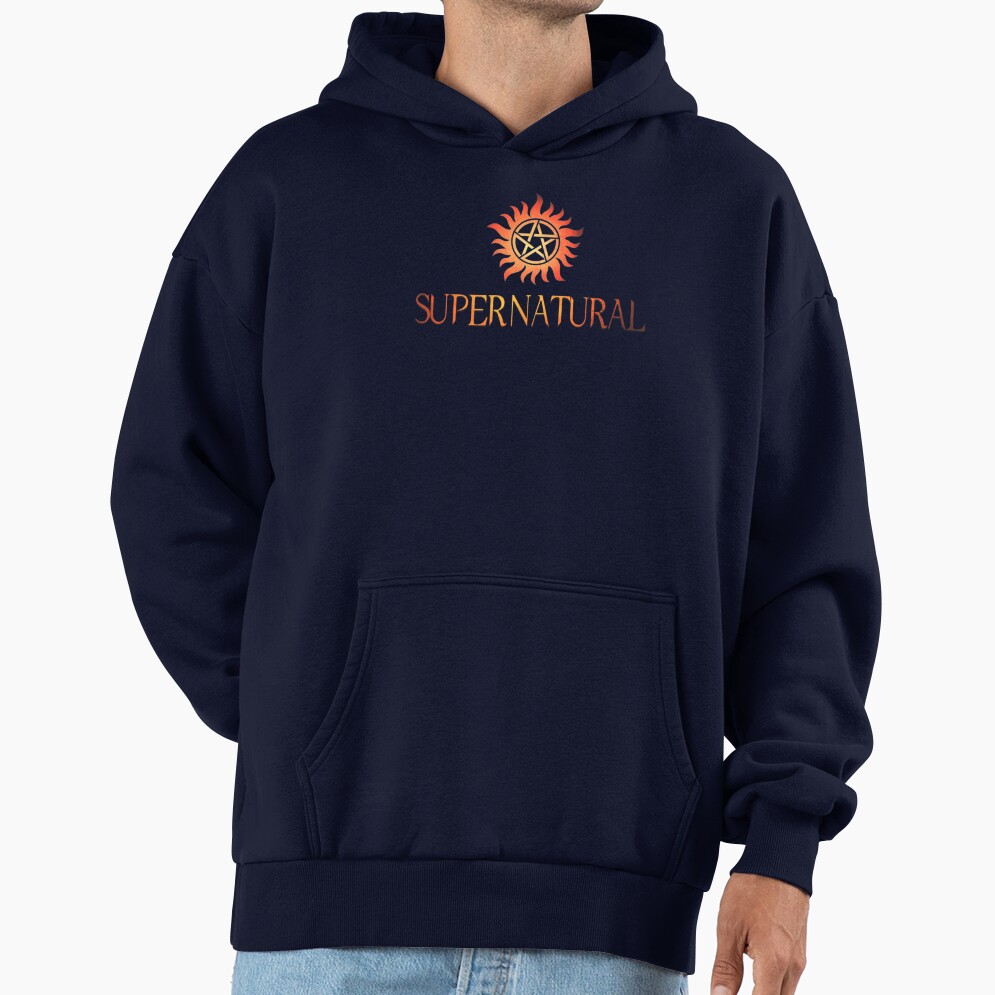 Supernatural Logo In Red Hoodie - Image 5