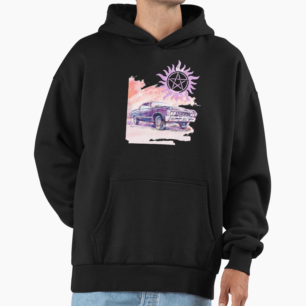 Bright Impala Classic Car Supernatural Hoodie - Image 2
