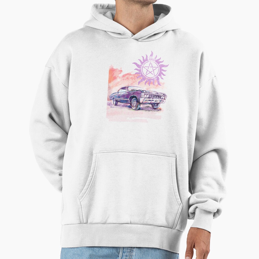 Bright Impala Classic Car Supernatural Hoodie