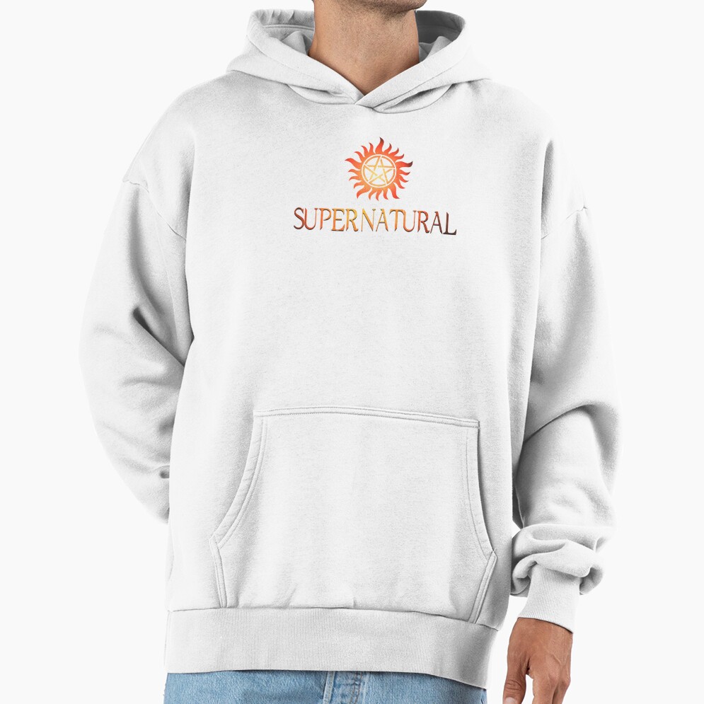 Supernatural Logo In Red Hoodie - Image 2
