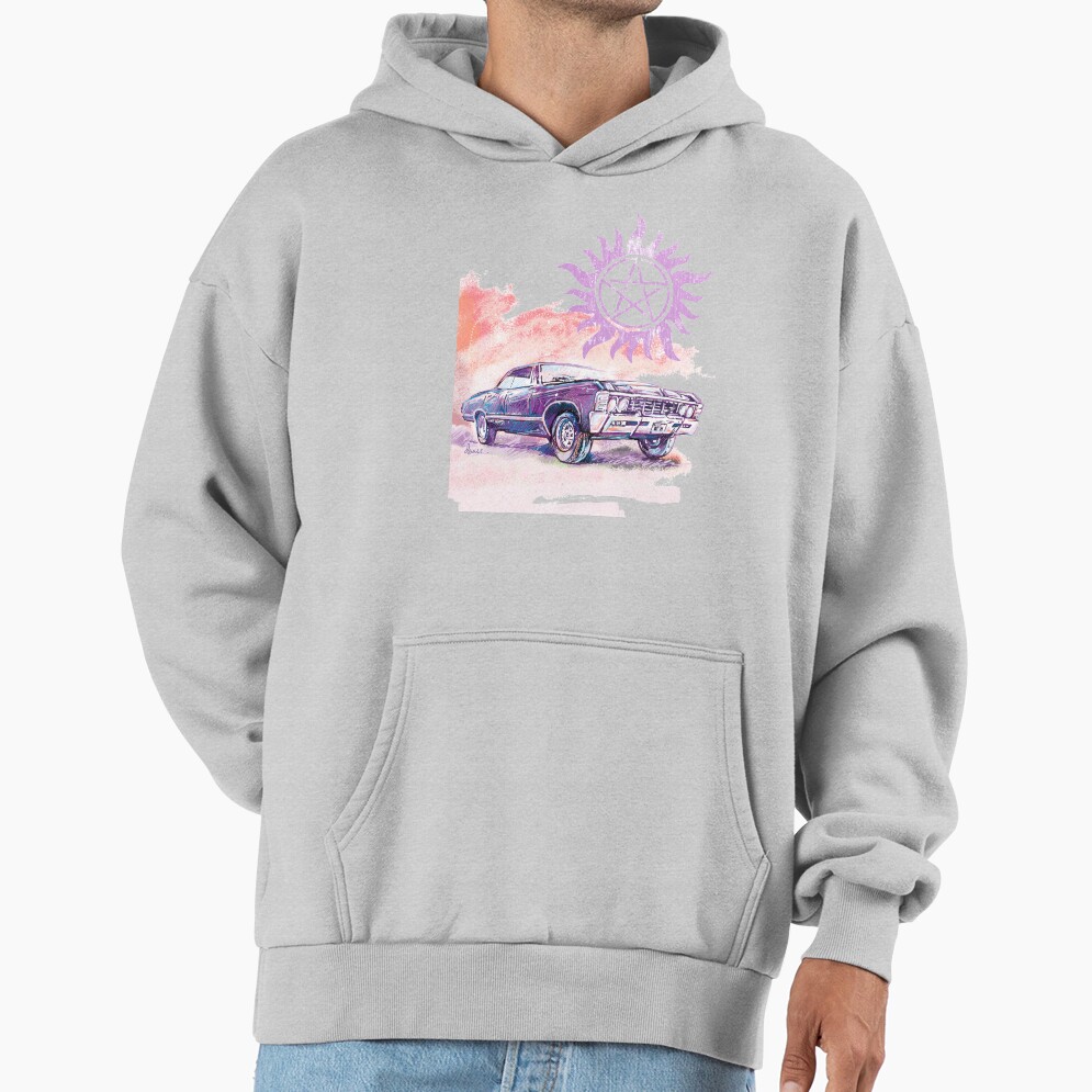 Bright Impala Classic Car Supernatural Hoodie - Image 4