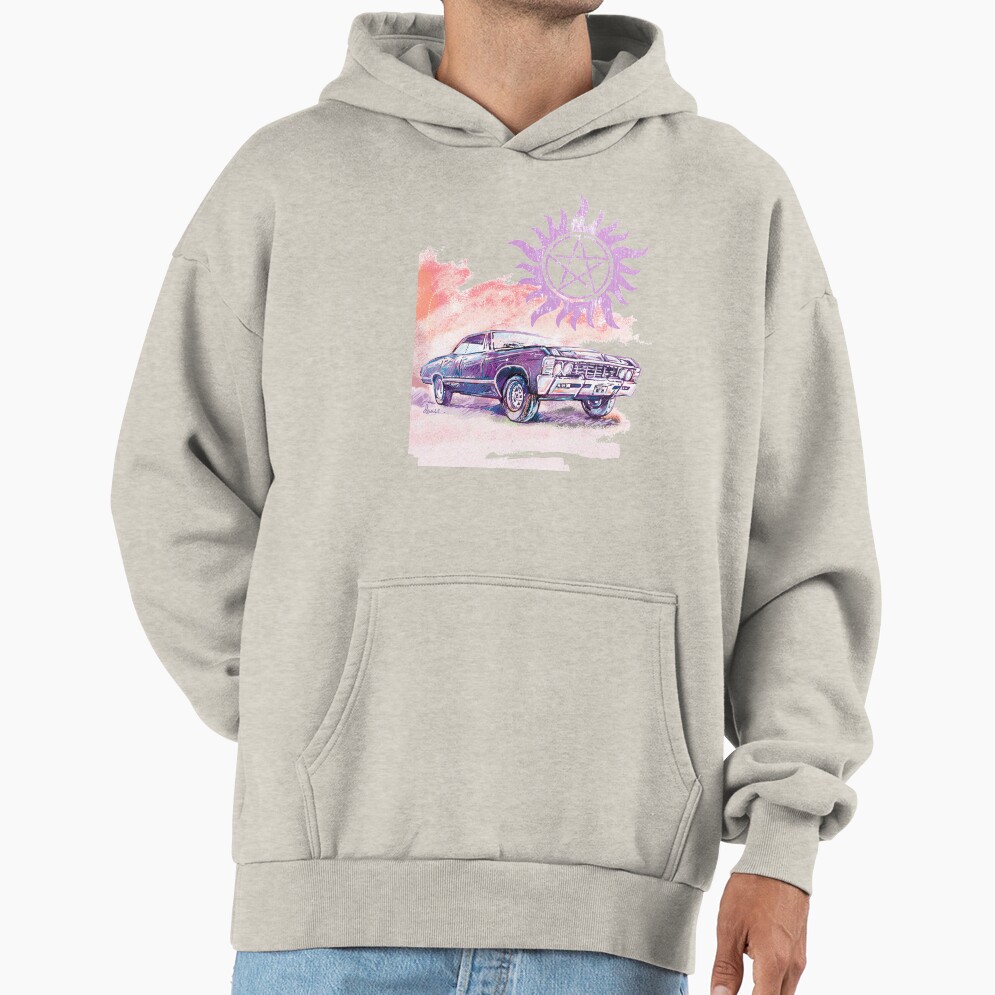 Bright Impala Classic Car Supernatural Hoodie - Image 3