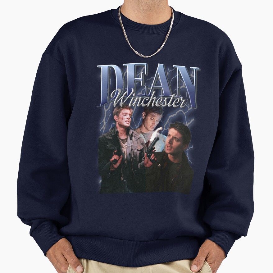 Dean Winchester Stan Print Sweatshirt - Image 5