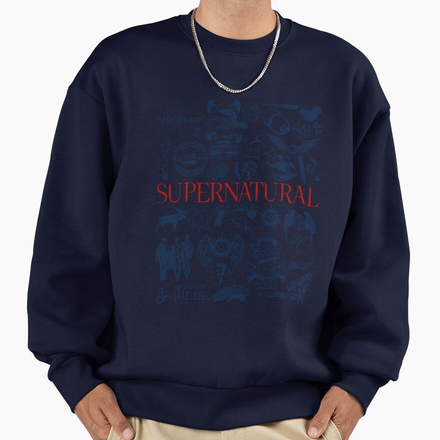 Supernatural Retro Style Sweatshirt - Image 5