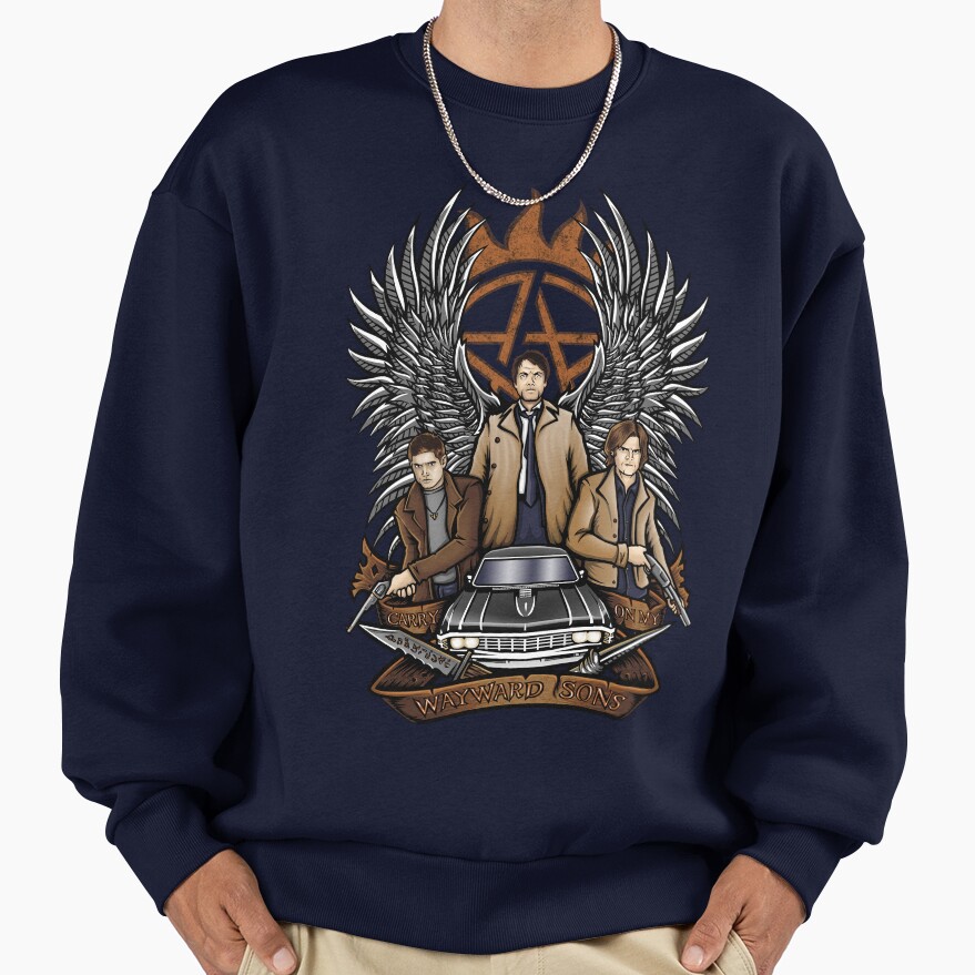 Hunters Supernatural Retro Sweatshirt - Image 5