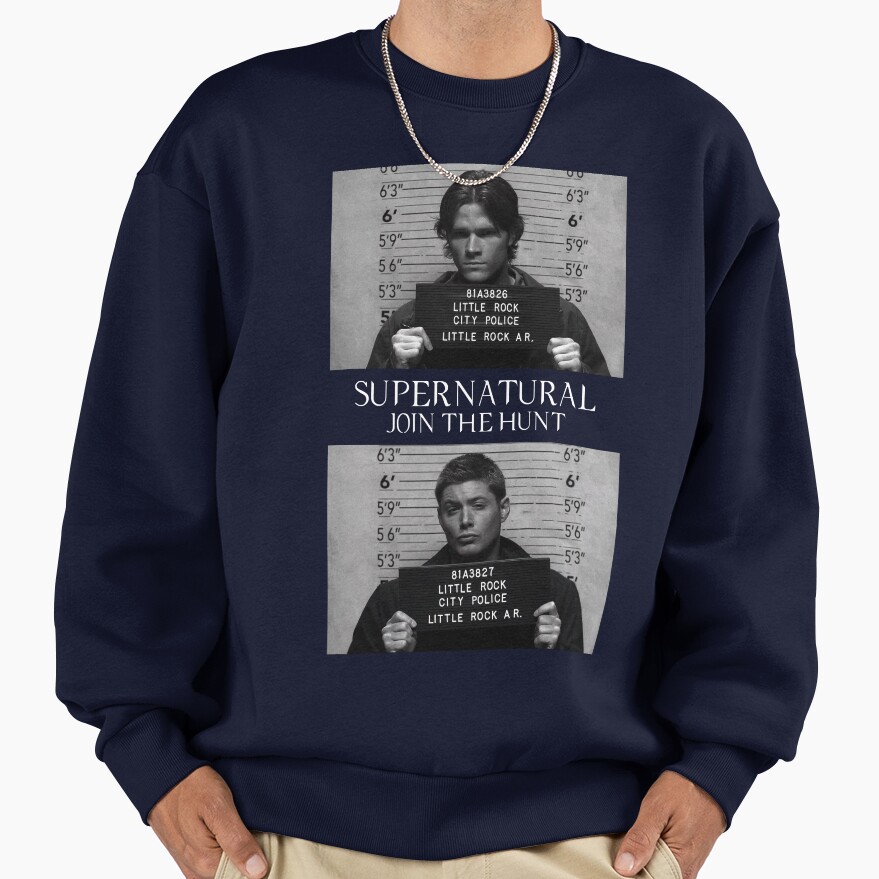 Supernatural Mugshot S Sweatshirt - Image 5