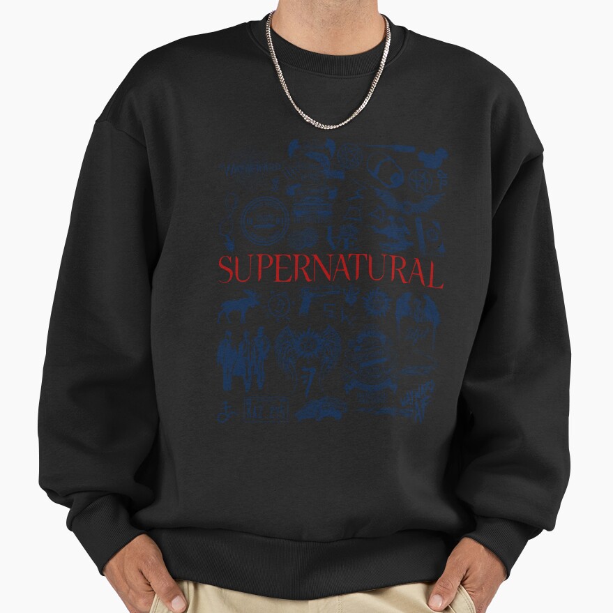 Supernatural Retro Style Sweatshirt - Image 2