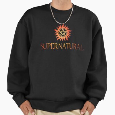 Supernatural Logo In Red Sweatshirt
