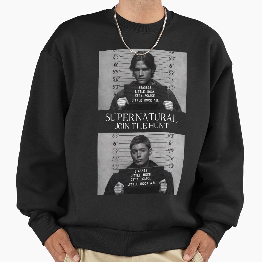 Supernatural Mugshot S Sweatshirt