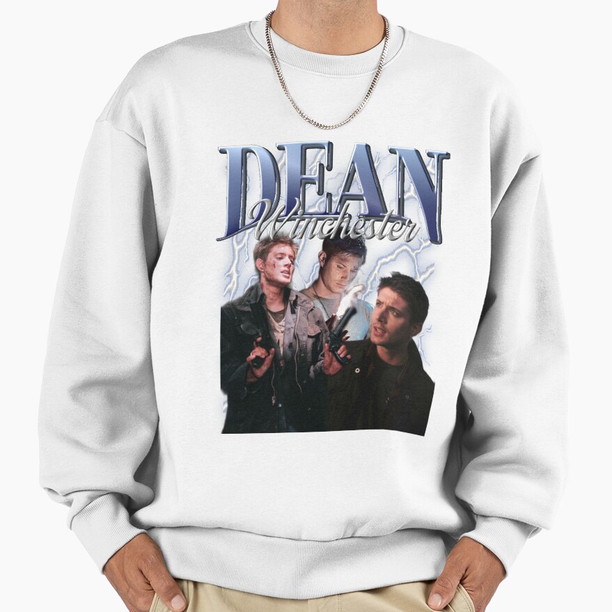 Dean Winchester Stan Print Sweatshirt - Image 2