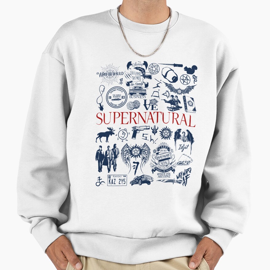 Supernatural Retro Style Sweatshirt