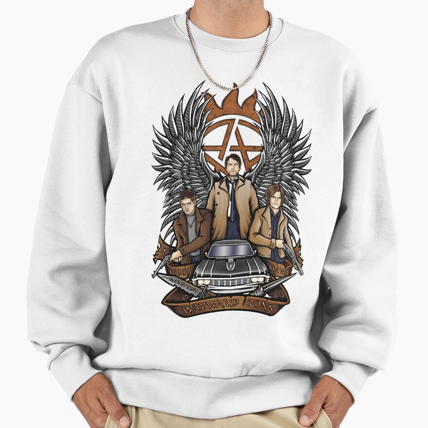 Hunters Supernatural Retro Sweatshirt - Image 2