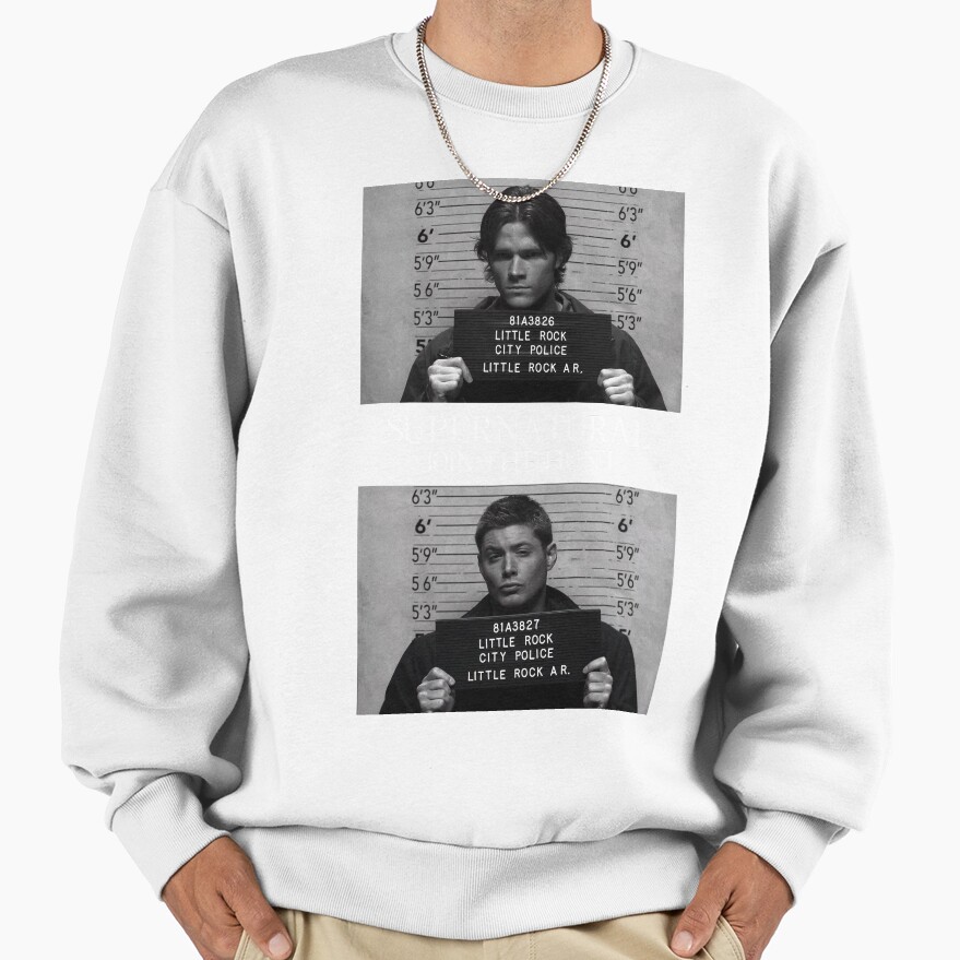 Supernatural Mugshot S Sweatshirt - Image 2