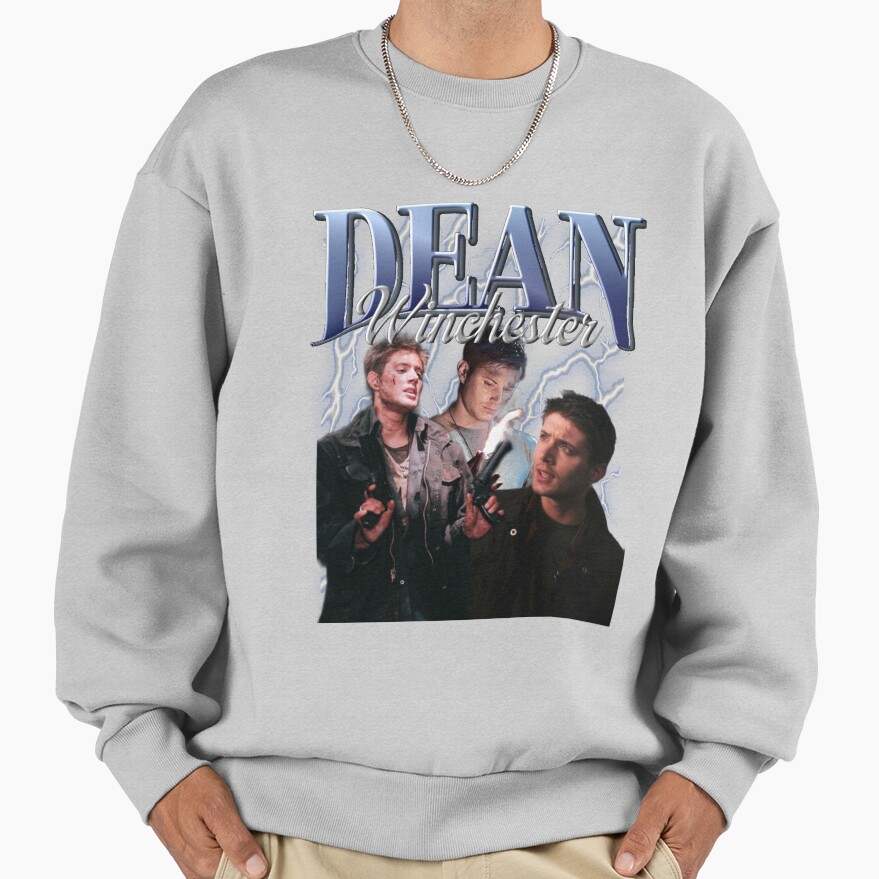 Dean Winchester Stan Print Sweatshirt - Image 4