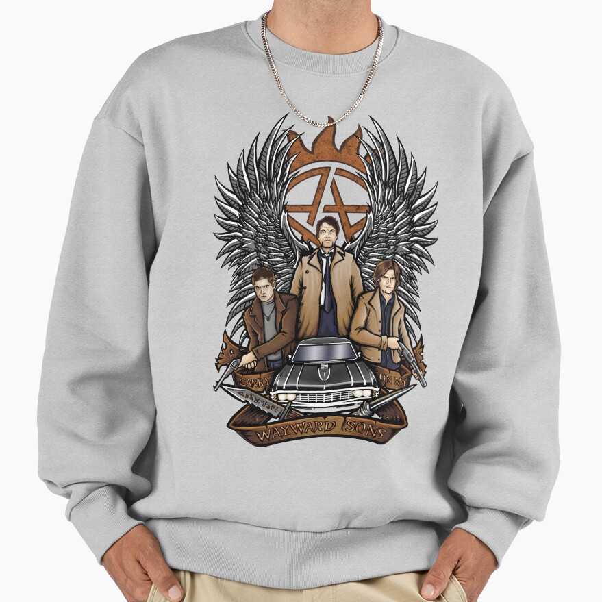 Hunters Supernatural Retro Sweatshirt - Image 4
