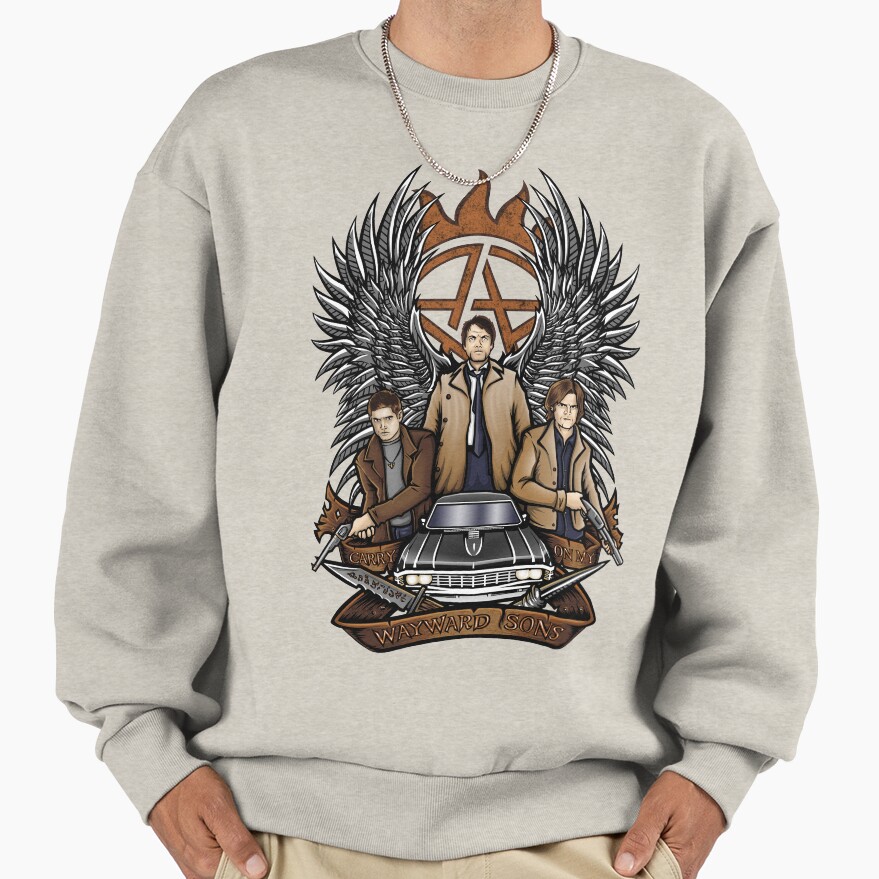 Hunters Supernatural Retro Sweatshirt - Image 3