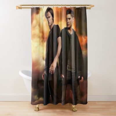 Brothers Winchesters Shower Curtain