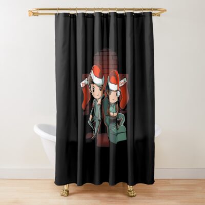 Supernatural Christmas Shower Curtain