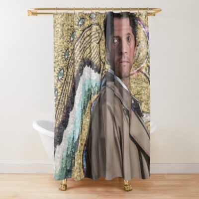 Byzantine Angel Shower Curtain