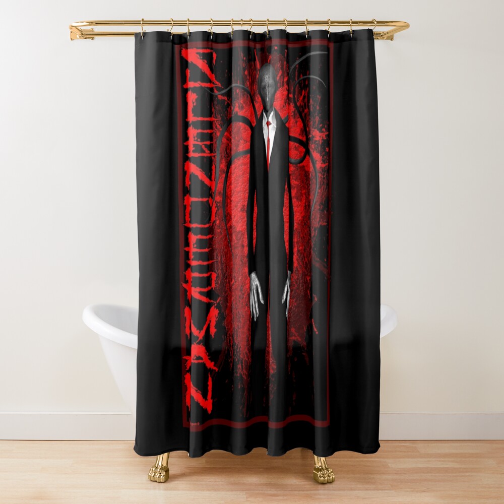 The Slenderman Shower Curtain